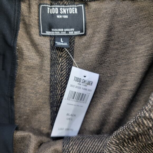 Todd Snyder Drawstring Pants Size L Black Brown Style 43-KN2650396-001 *Read* - Picture 6 of 12